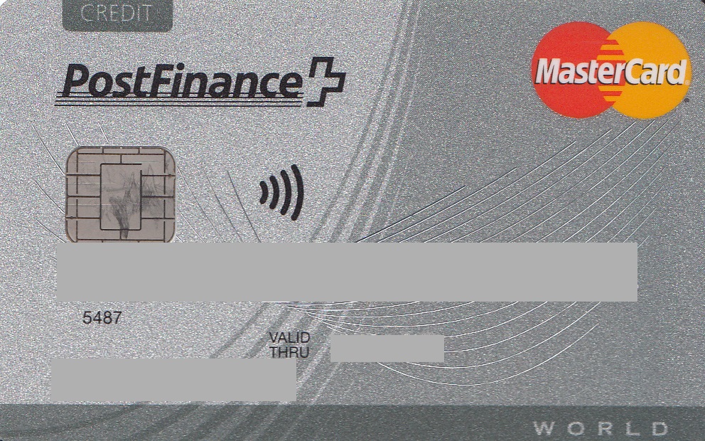 Master Card Standard PostFinance